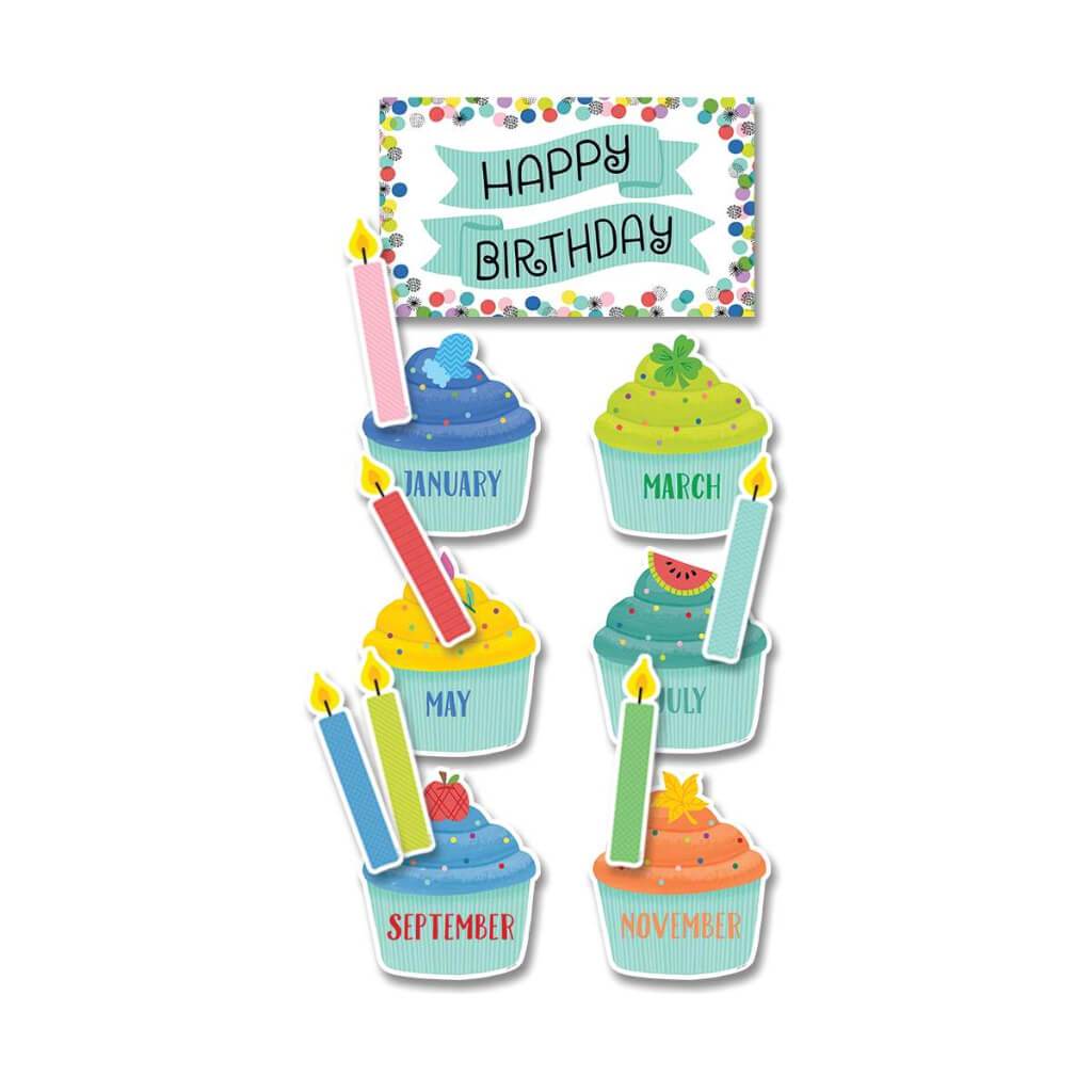 Color Pop Birthday Mini Bulletin Board