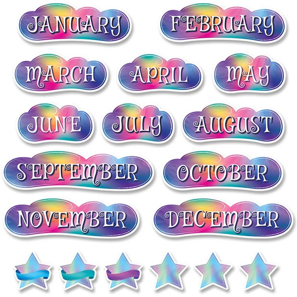 Mystical Magical Months of the Year Mini Bulletin Board