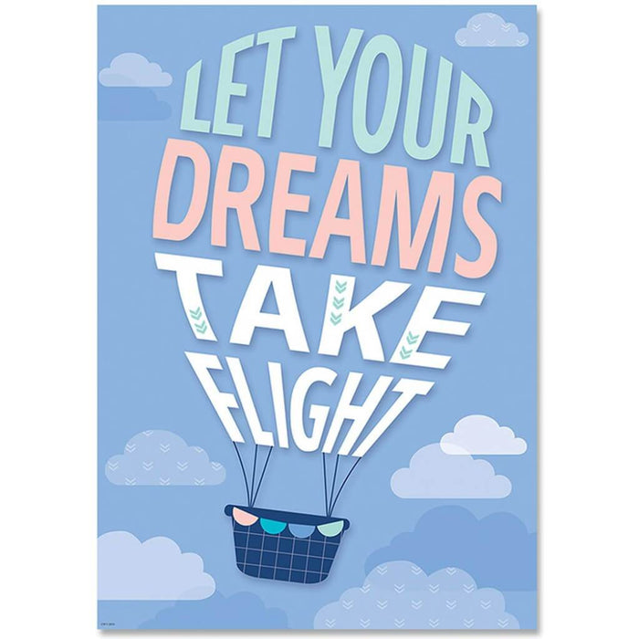 Let Your Dreams Take Flight Calm & Cool Inspire U Poster