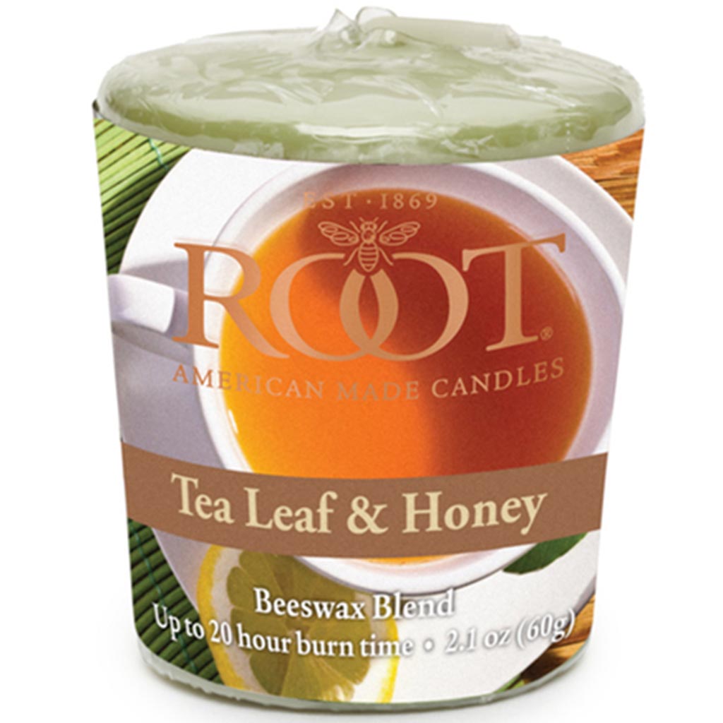 20 Hour Votive Candle Tea Leaf Honey, 2.1oz