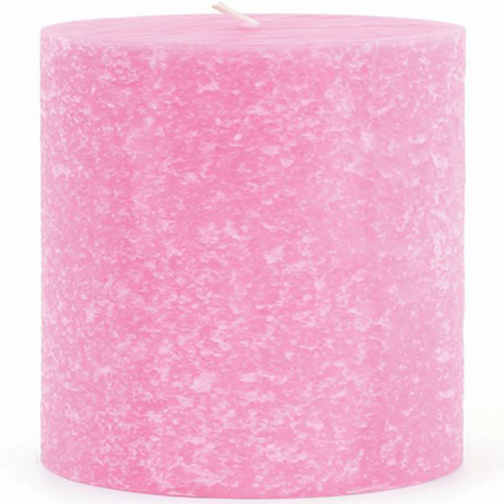 Timberline Pillar Candle Rose, 3in X 3in