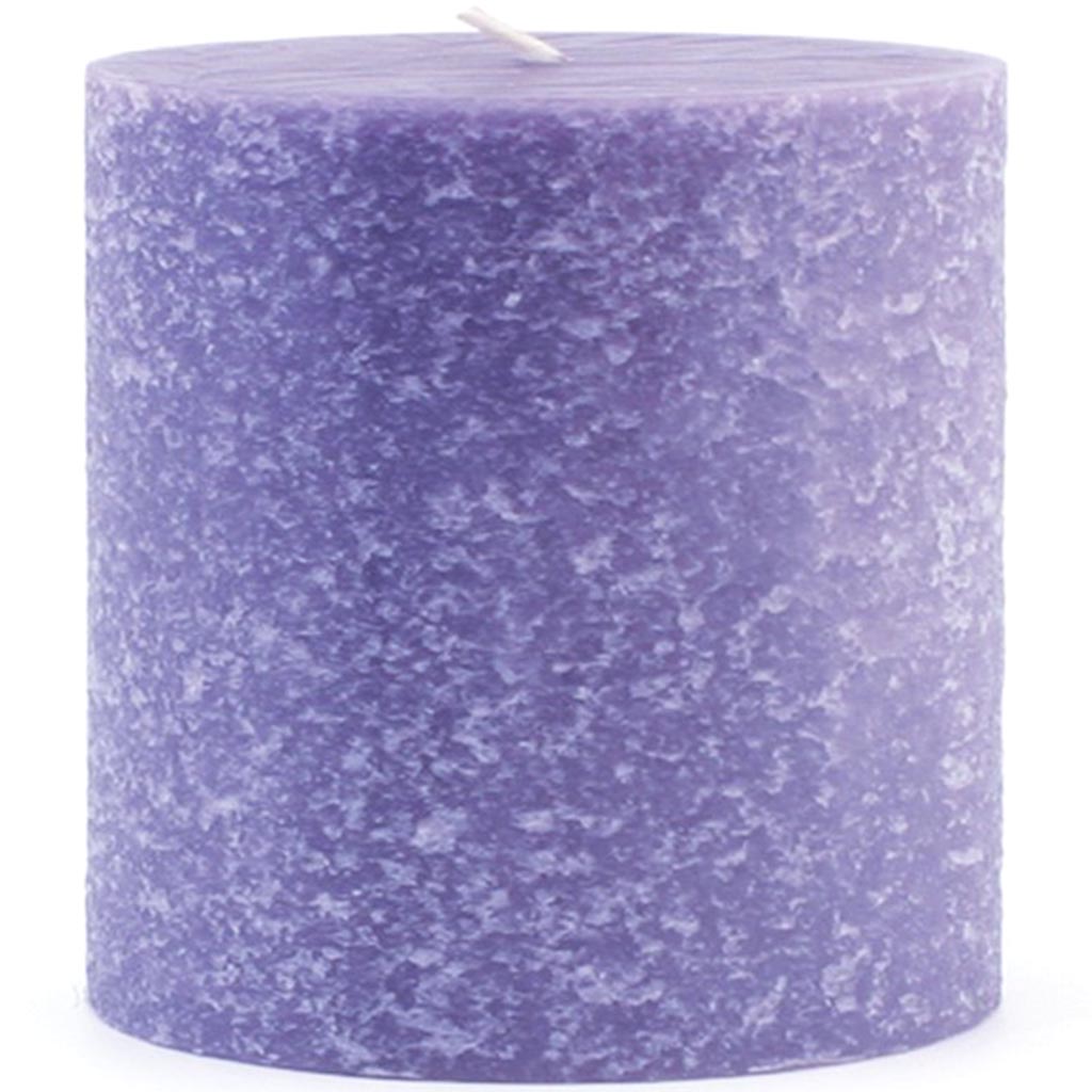 Timberline Pillar Candle Violet, 3in X 3in