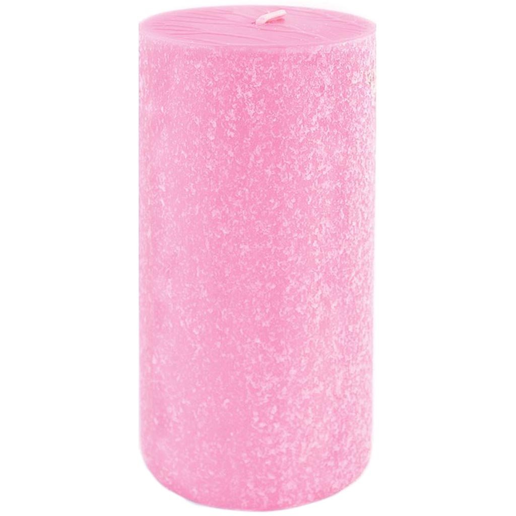 Timberline Pillar Candle Rose, 3in X 6in