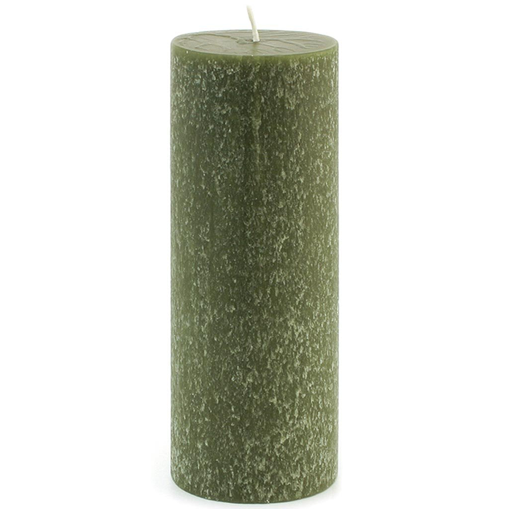 Timberline Pillar Candle Dark Olive, 3in X 9in