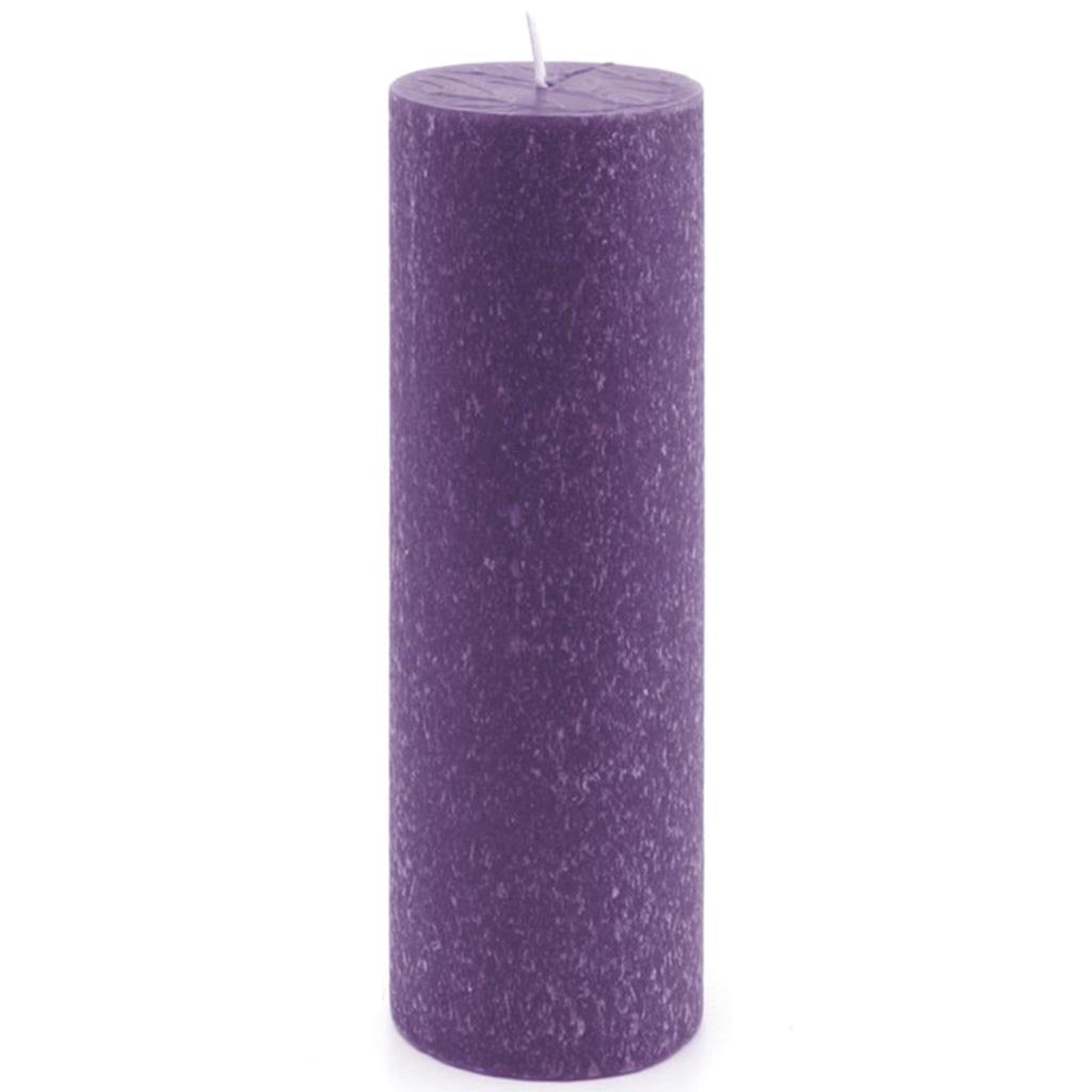 Timberline Pillar Candle Violet, 3in X 9in