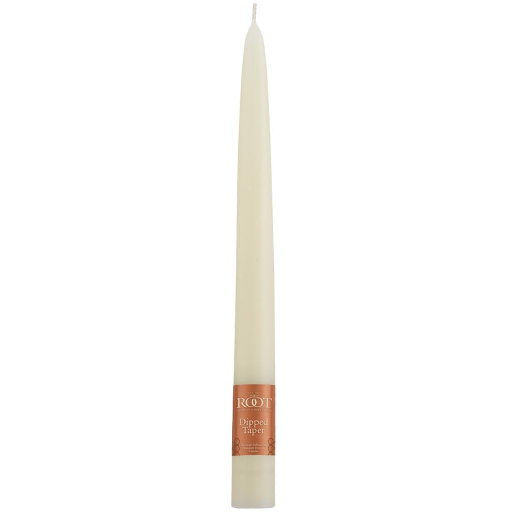 Tapers Candle Ivory, 9in