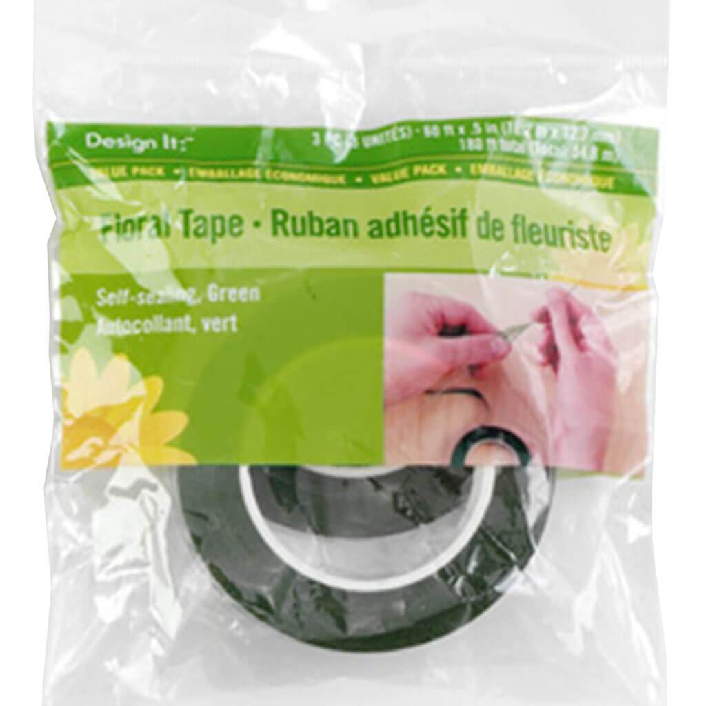 Floral Tape Roll 6ftx1/2in 3Roll
