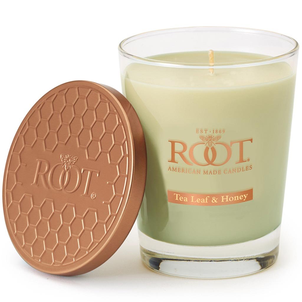 Veriglass Scented Candle Tea Leaf &amp; Honey, 10.5oz