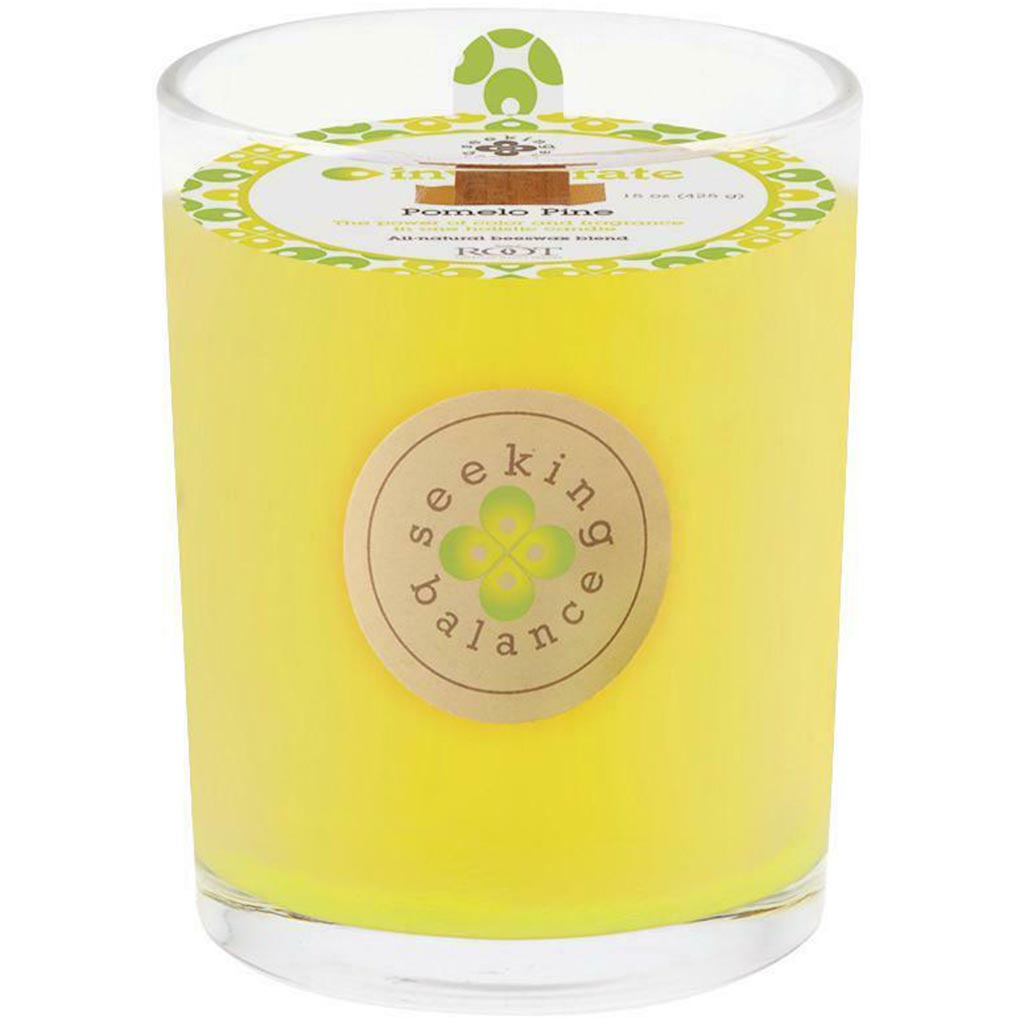 Seeking Balance Spa Candle Invigorate Pomelo Pine, 15oz