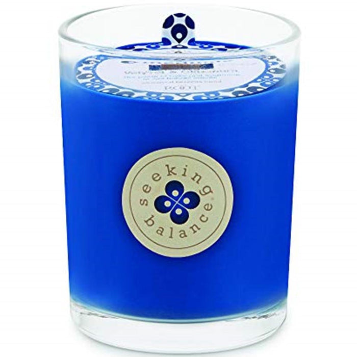 Seeking Balance Spa Candle Mediate Vetyver and Olibanum, 15oz