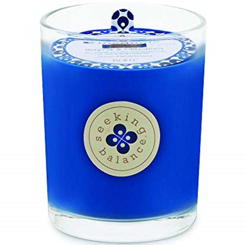 Seeking Balance Spa Candle Mediate Vetyver and Olibanum, 15oz