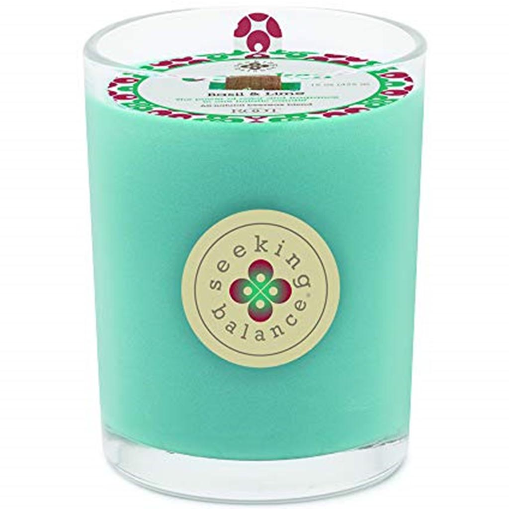 Seeking Balance Spa Candle Awaken Basil &amp; Lime, 15oz