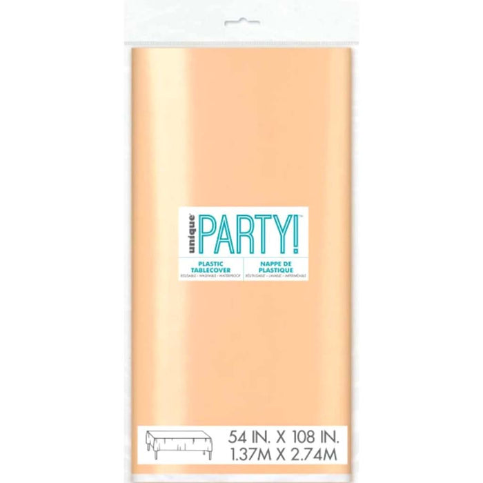 Rose Gold Foil Tablecover 54 x 108