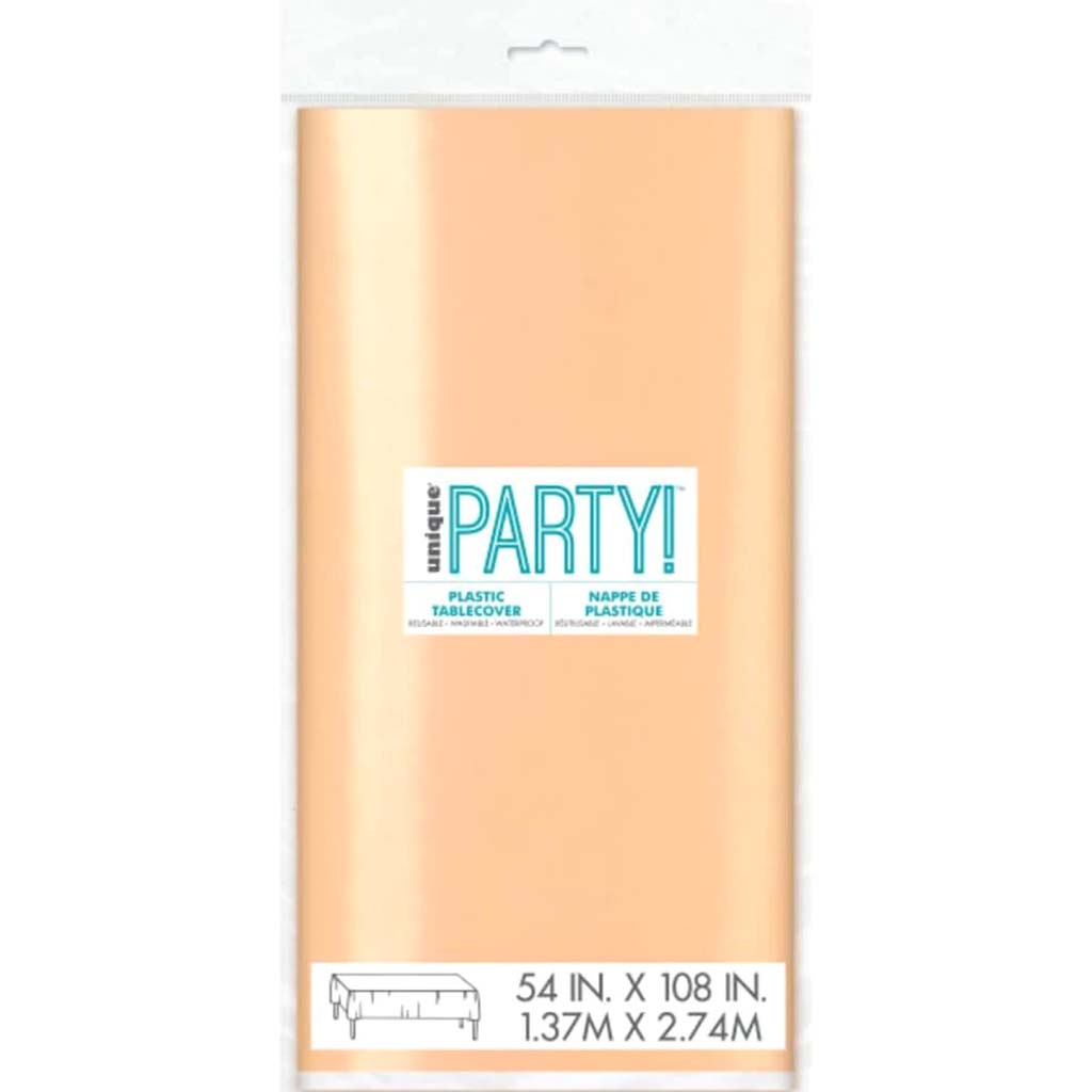 Rose Gold Foil Tablecover 54 x 108