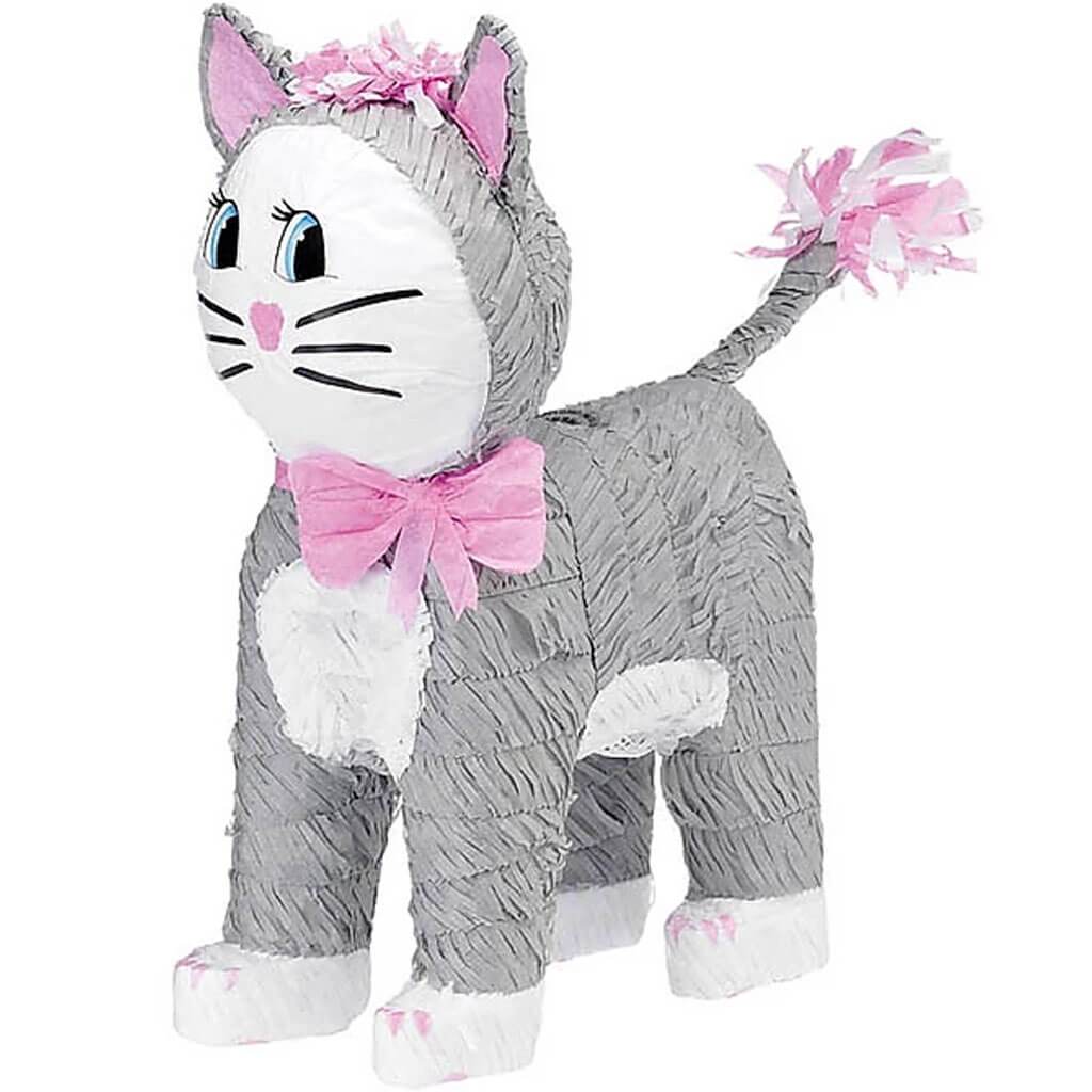 Grey Cat Pinata