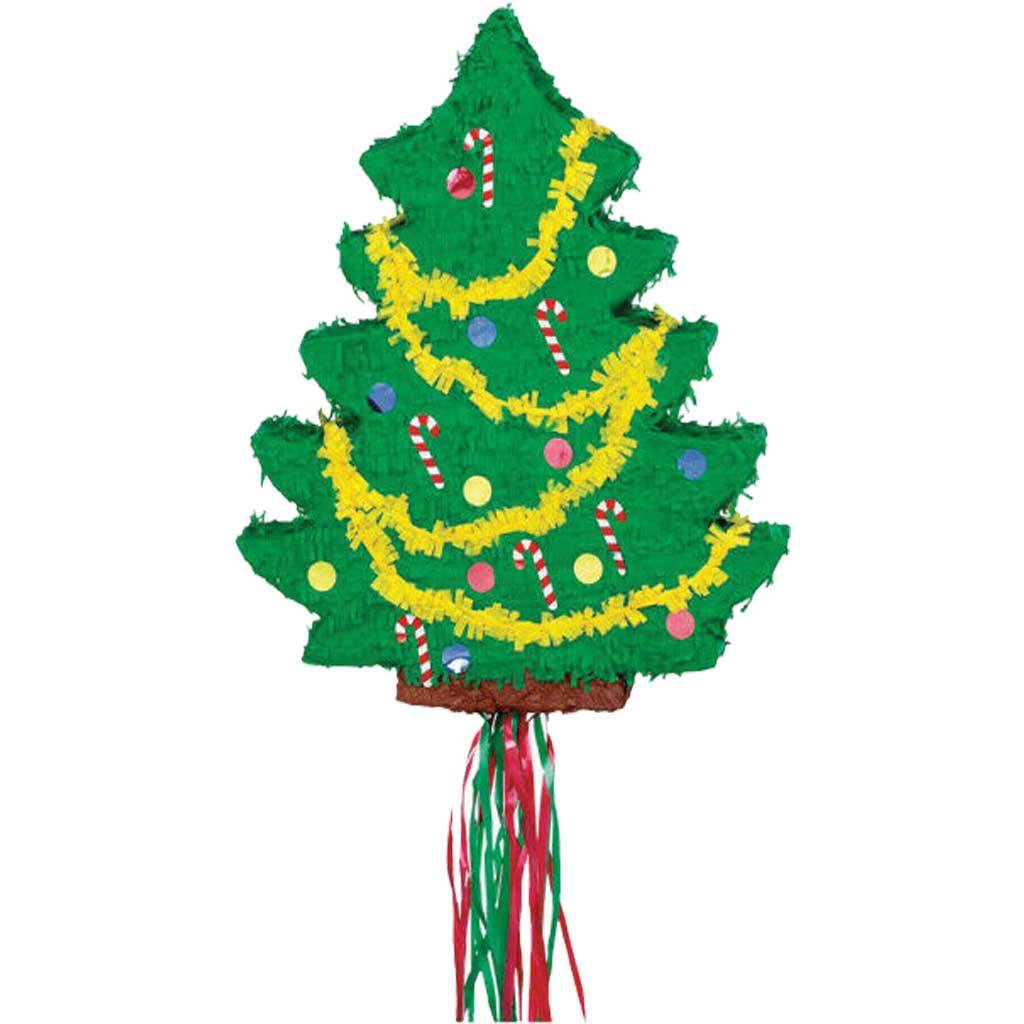 Christmas Tree Shaped Pull Party Pinata