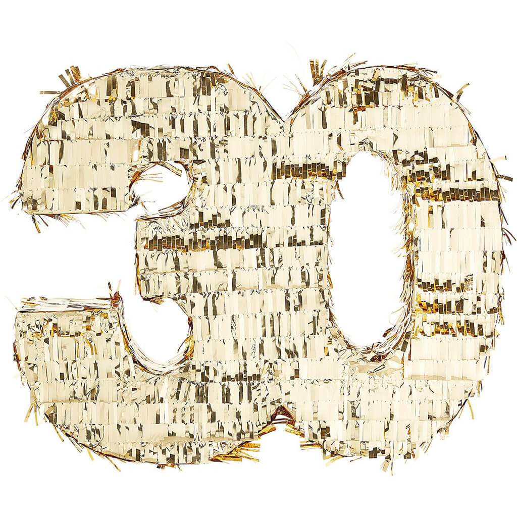 Gold Foil 30 Pinata