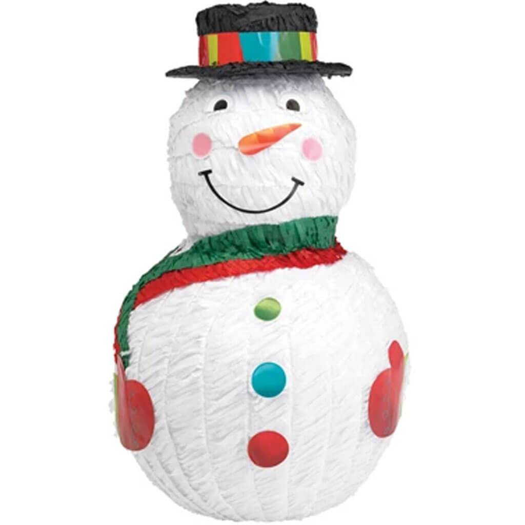 Snowman With Black Hat Pinata