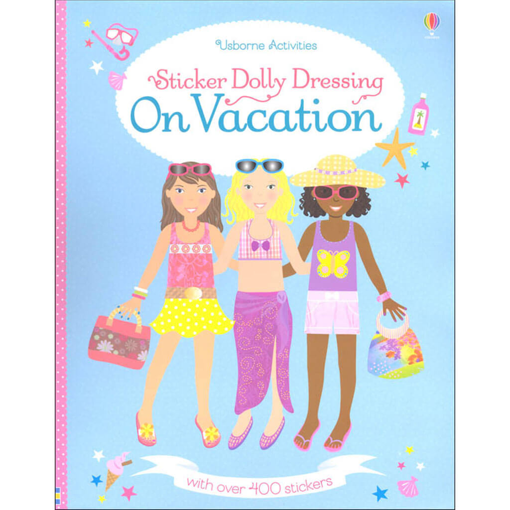 Dolly Dressing On Vacation Sticker Book