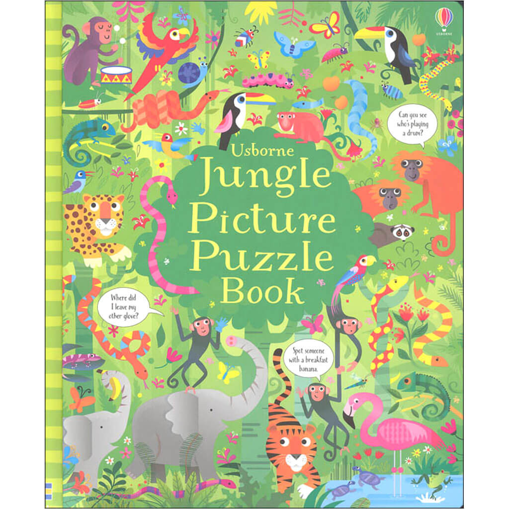 Jungle Picture Puzzle Book