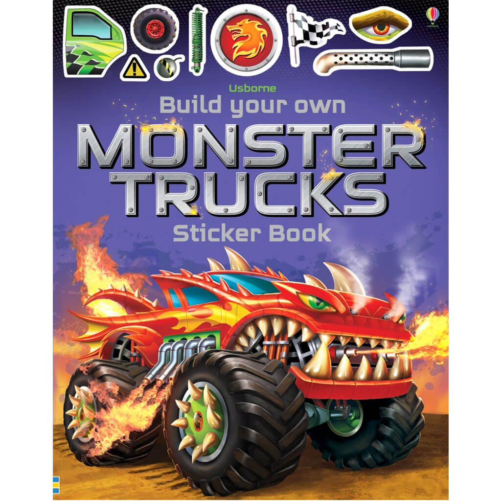 Build Your Own Monster Trucks Sticker Book