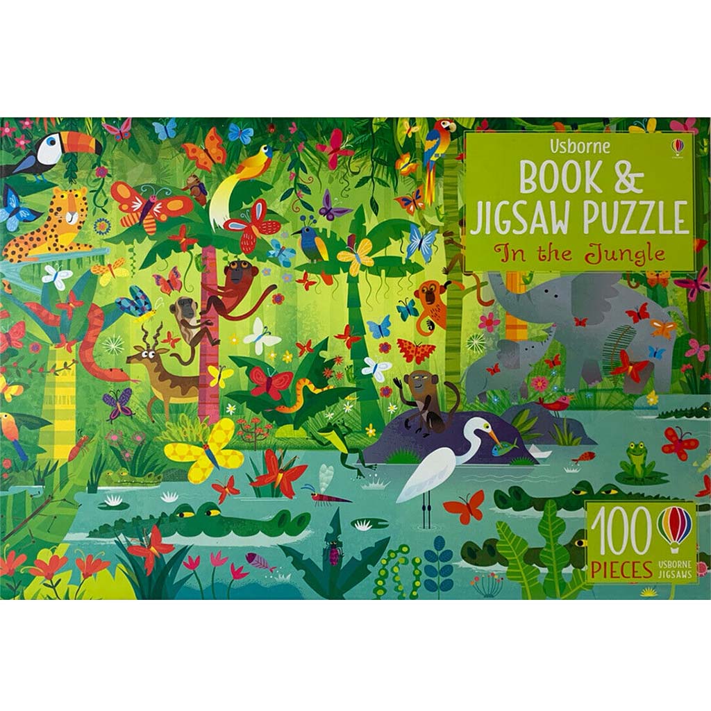 Book &amp; Jigsaw In Jungle