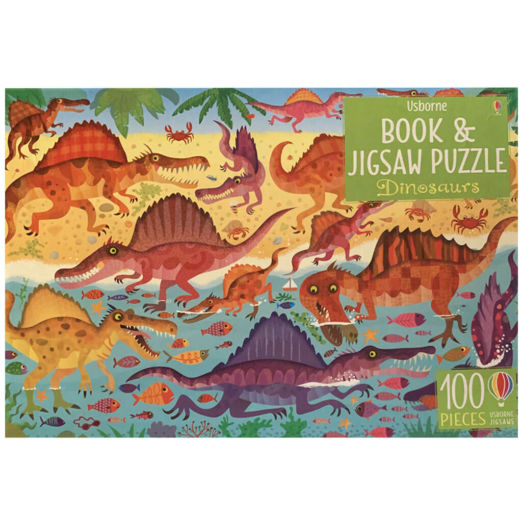 Dinosaurs Book &amp; Jigsaw Puzzle