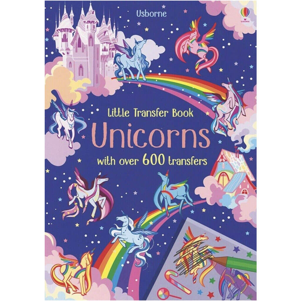 Little Transfer Book Unicorns
