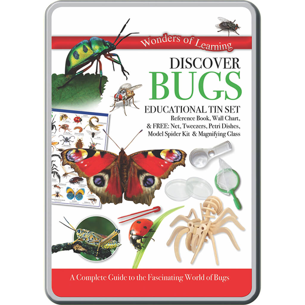 Wonders of Learning Discover Bugs Divers Metal Box