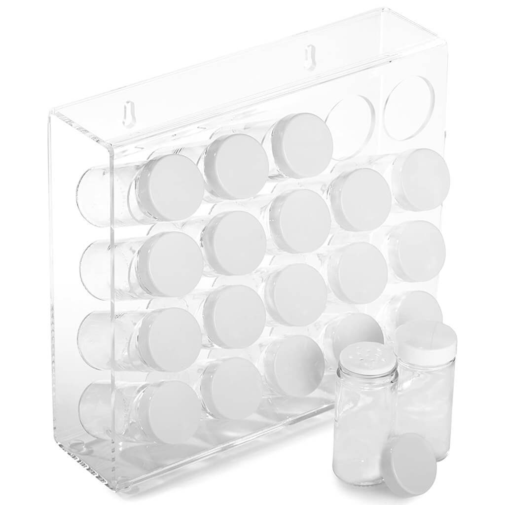 Acrylic 20 Bottle Spice Rack