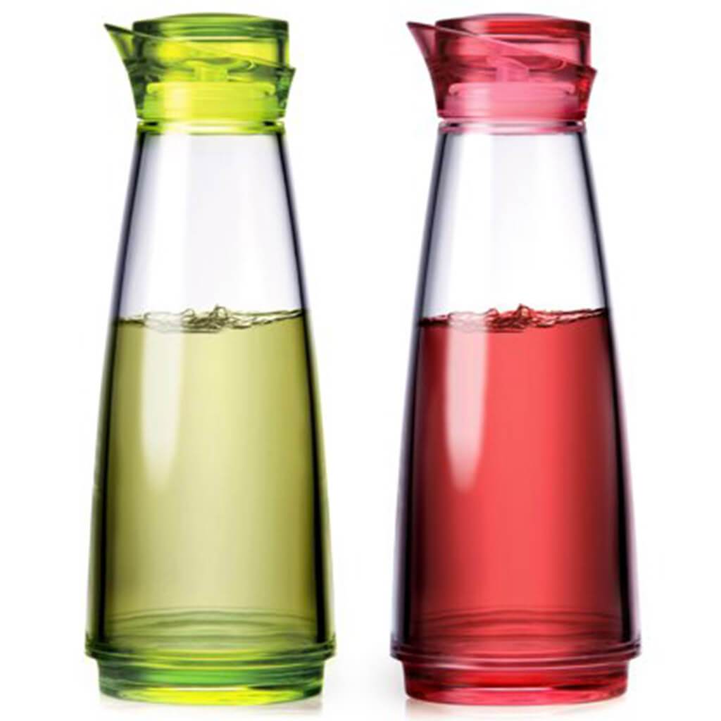 Acrylic Oil &amp; Vinegar 2 Bottle Set, 9oz