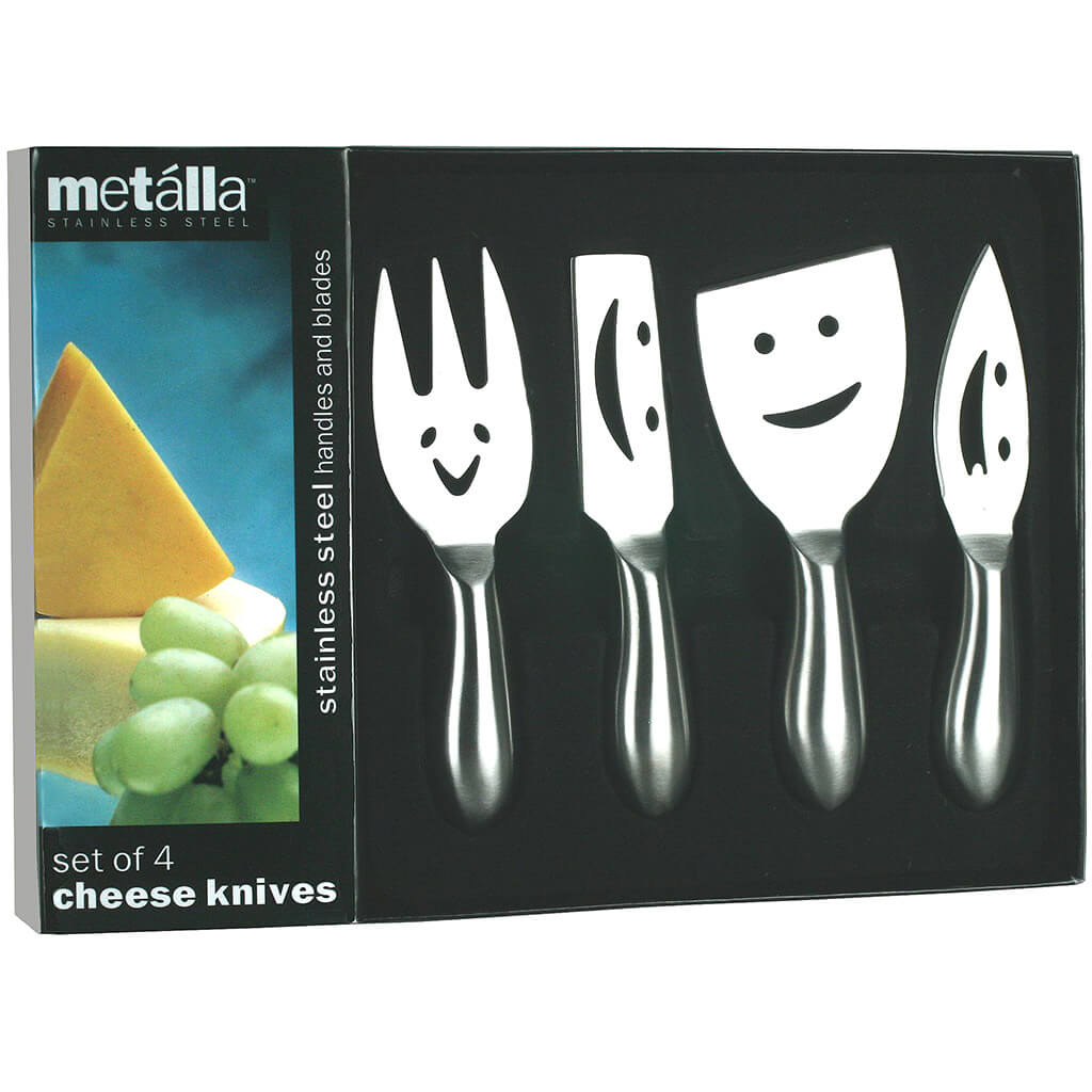 Froma Stainless Steel Happy Faces, Set/4