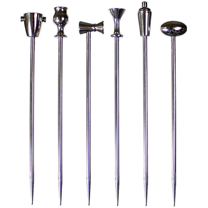 Stainless Steel Martini Picks, Set of 6