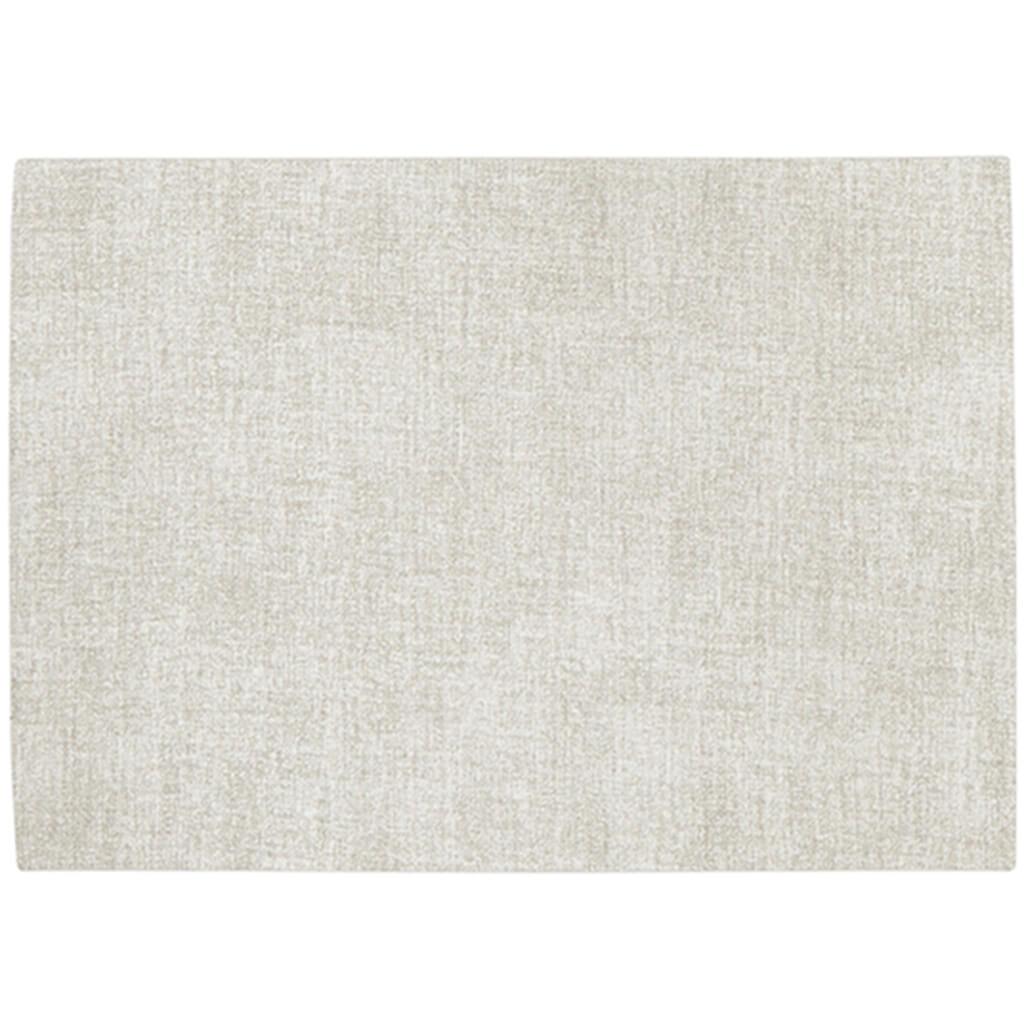 Table Luxe Reversible Percept Vinyl Placemat Linen