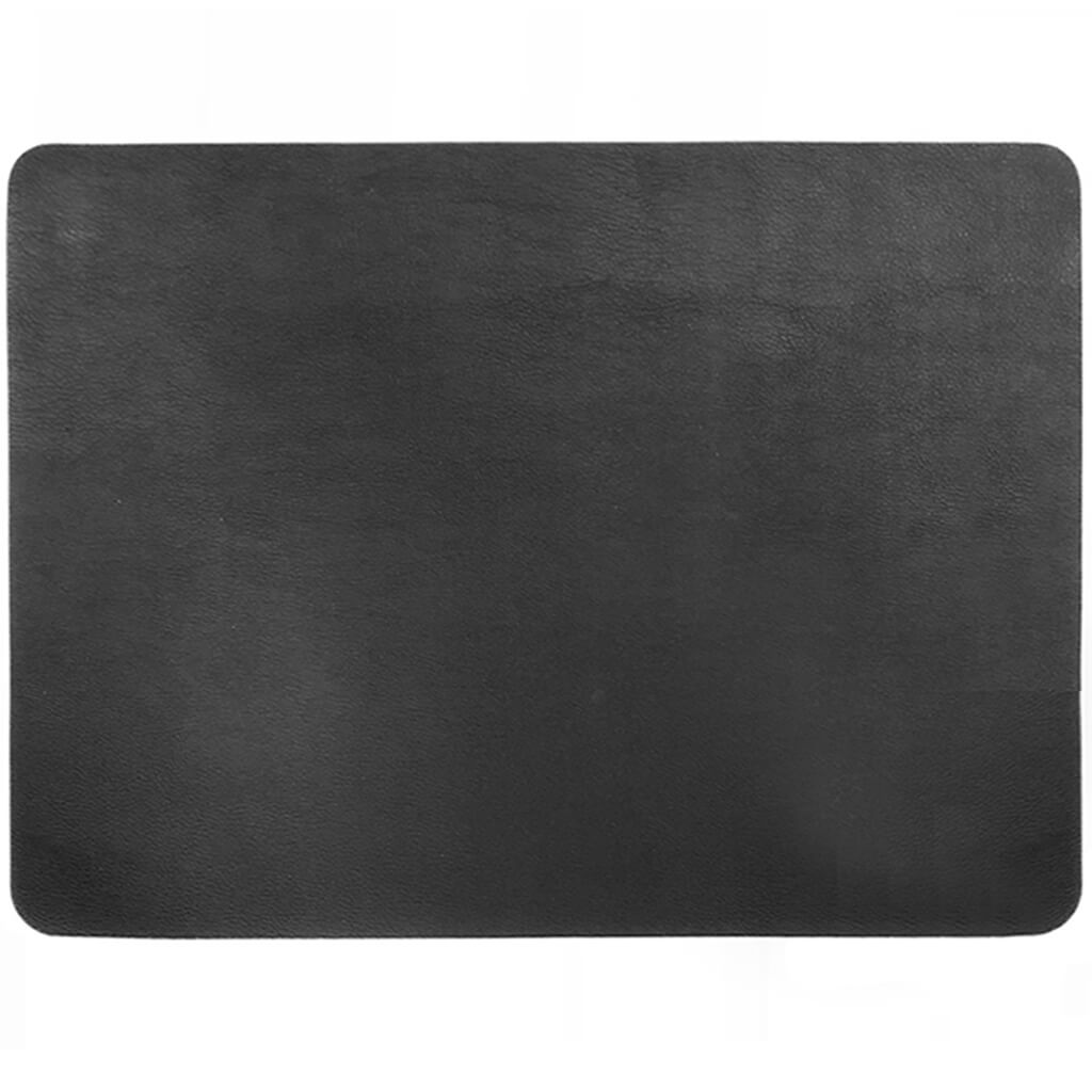 Studio Leather Reversible Vinyl Placemat Black