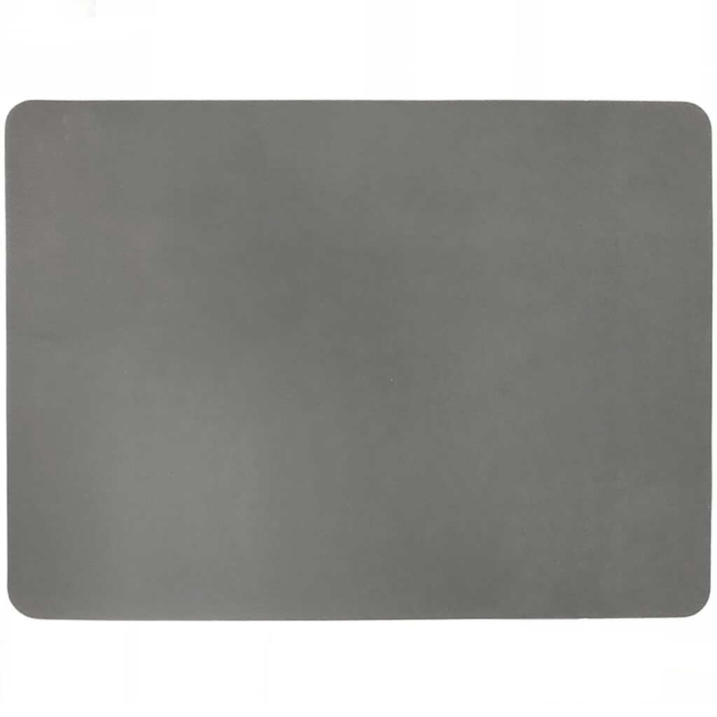 Studio Leather Reversible Vinyl Placemat Charcoal