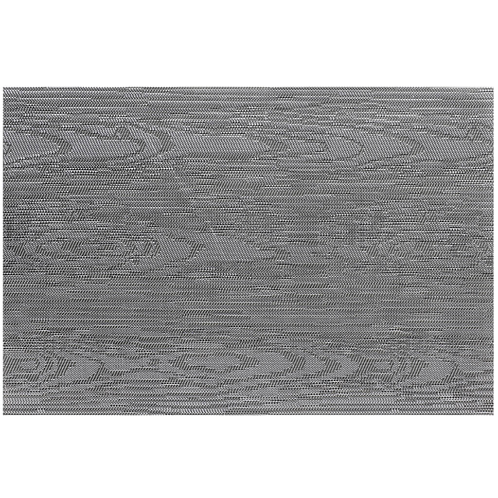 Wood Grain Vinyl Placemat Black