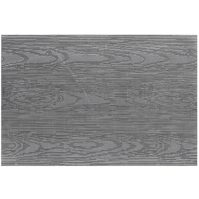 Wood Grain Vinyl Placemat Black