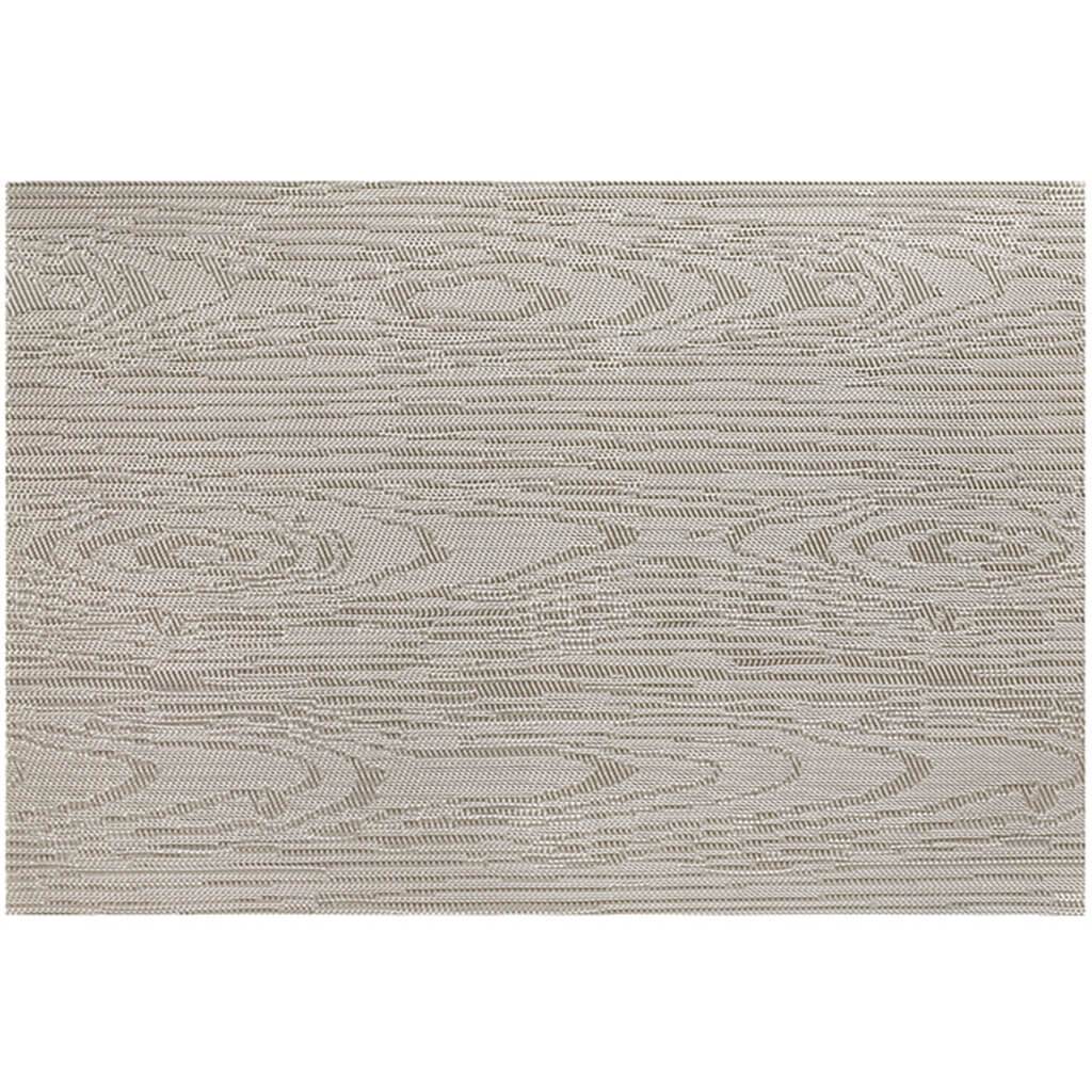 Wood Grain Vinyl Placemat Champagne