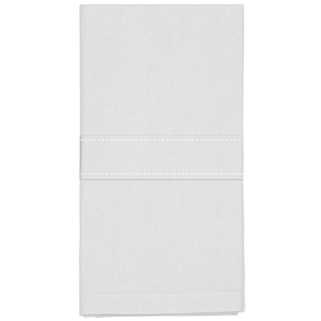 Stock Solid Napkin White