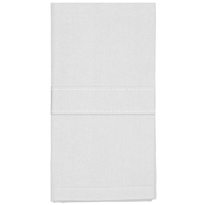 Stock Solid Napkin White