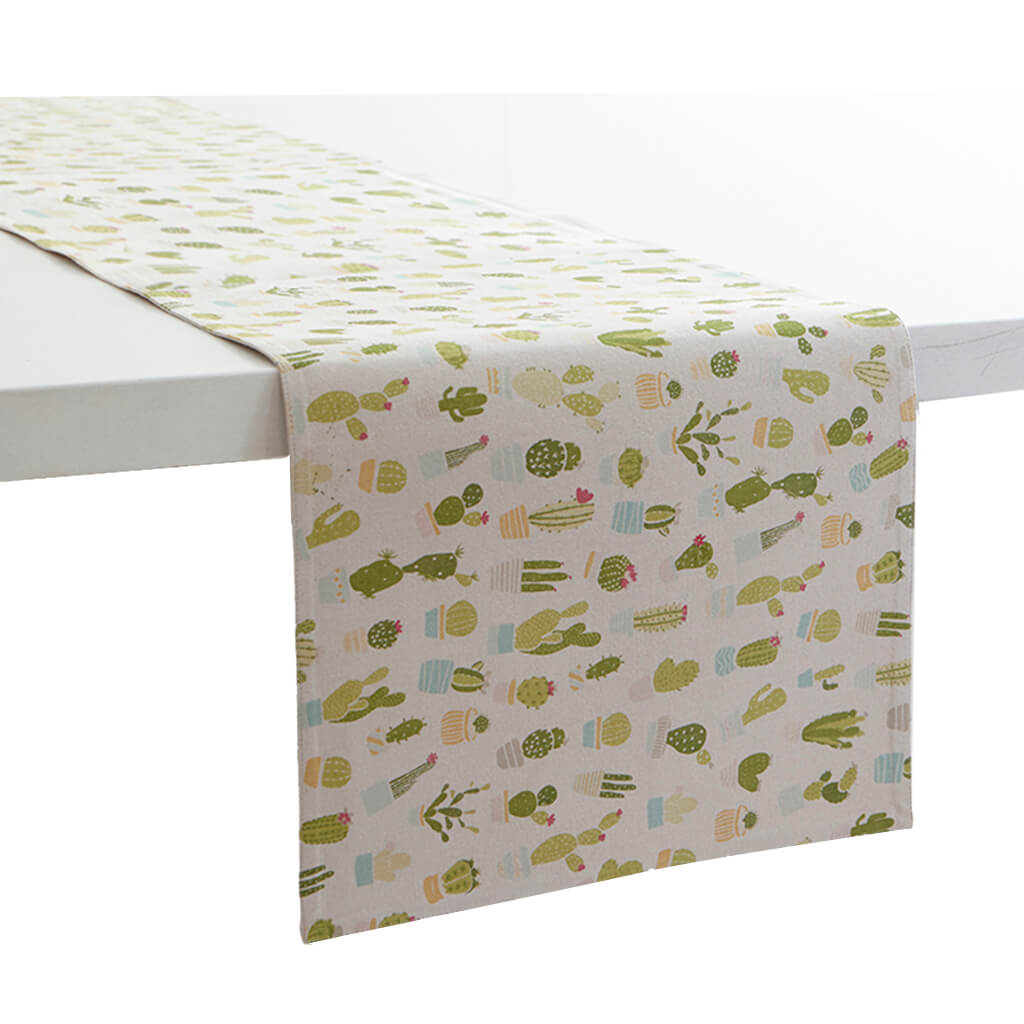 Cactus Club Table Runner Green