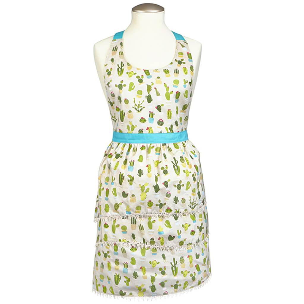 Cactus Sweetie Apron Green