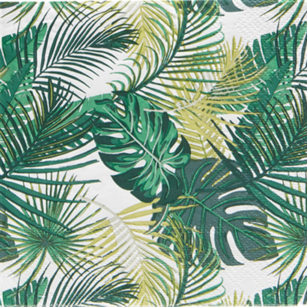 Palm Paper Napkin Green