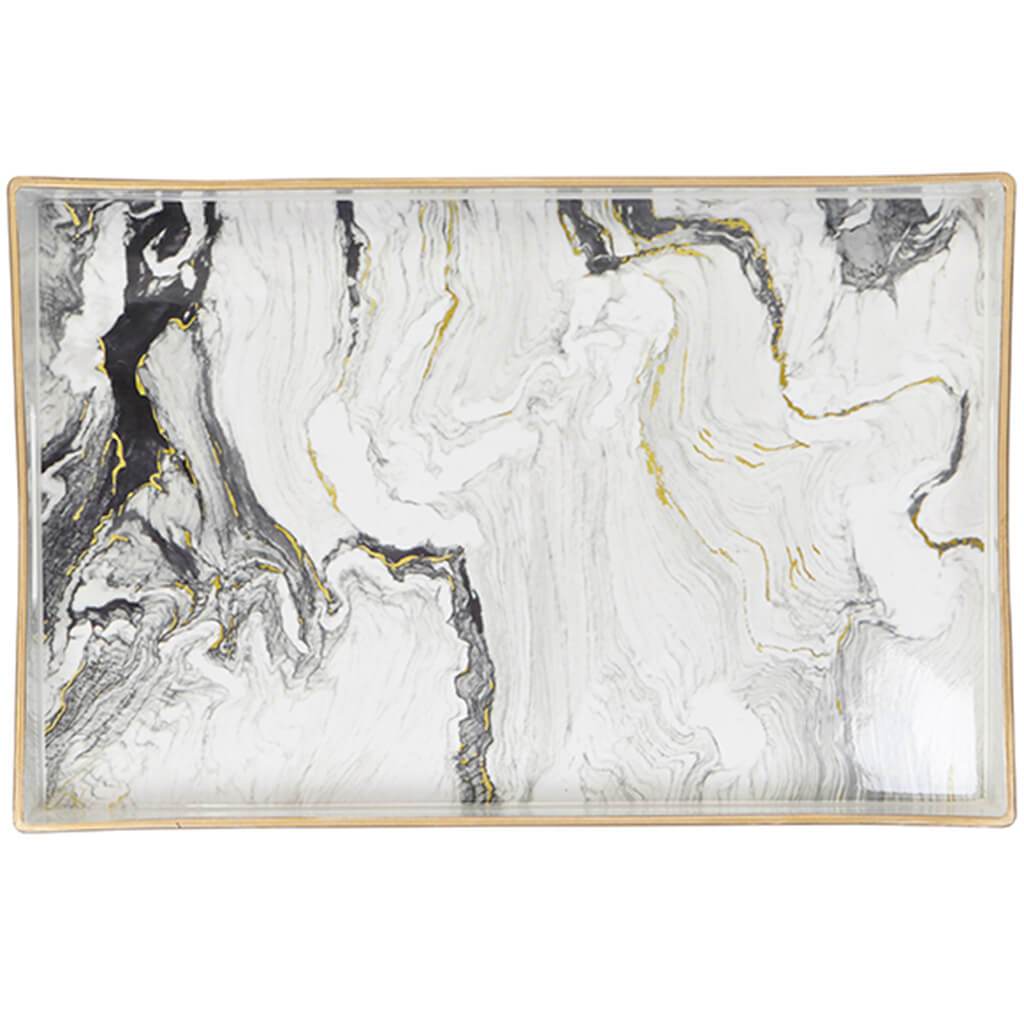 Marble Rectangular Tray