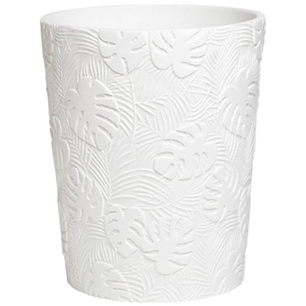Palm Waste Bin White