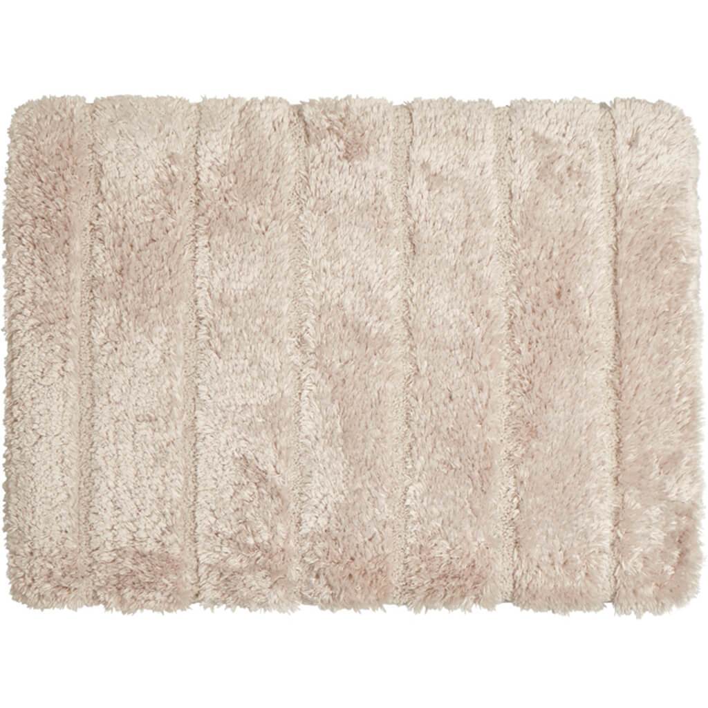 Luxe Ribbed Memory Foam Bathmat Cream