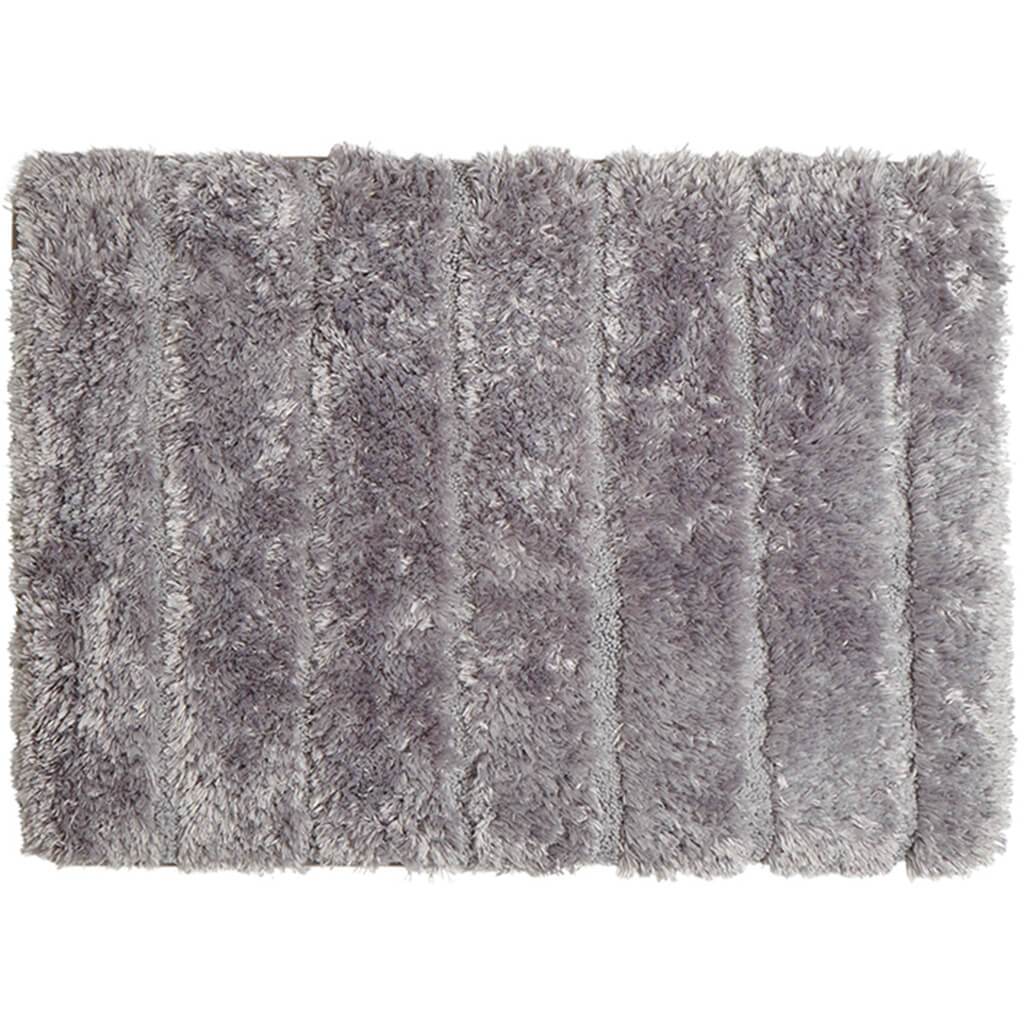 Luxe Ribbed Memory Foam Bathmat Charcoal