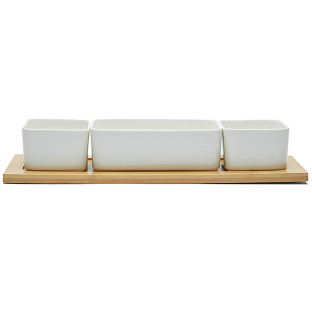 Marche 4pcs Tapas Set White