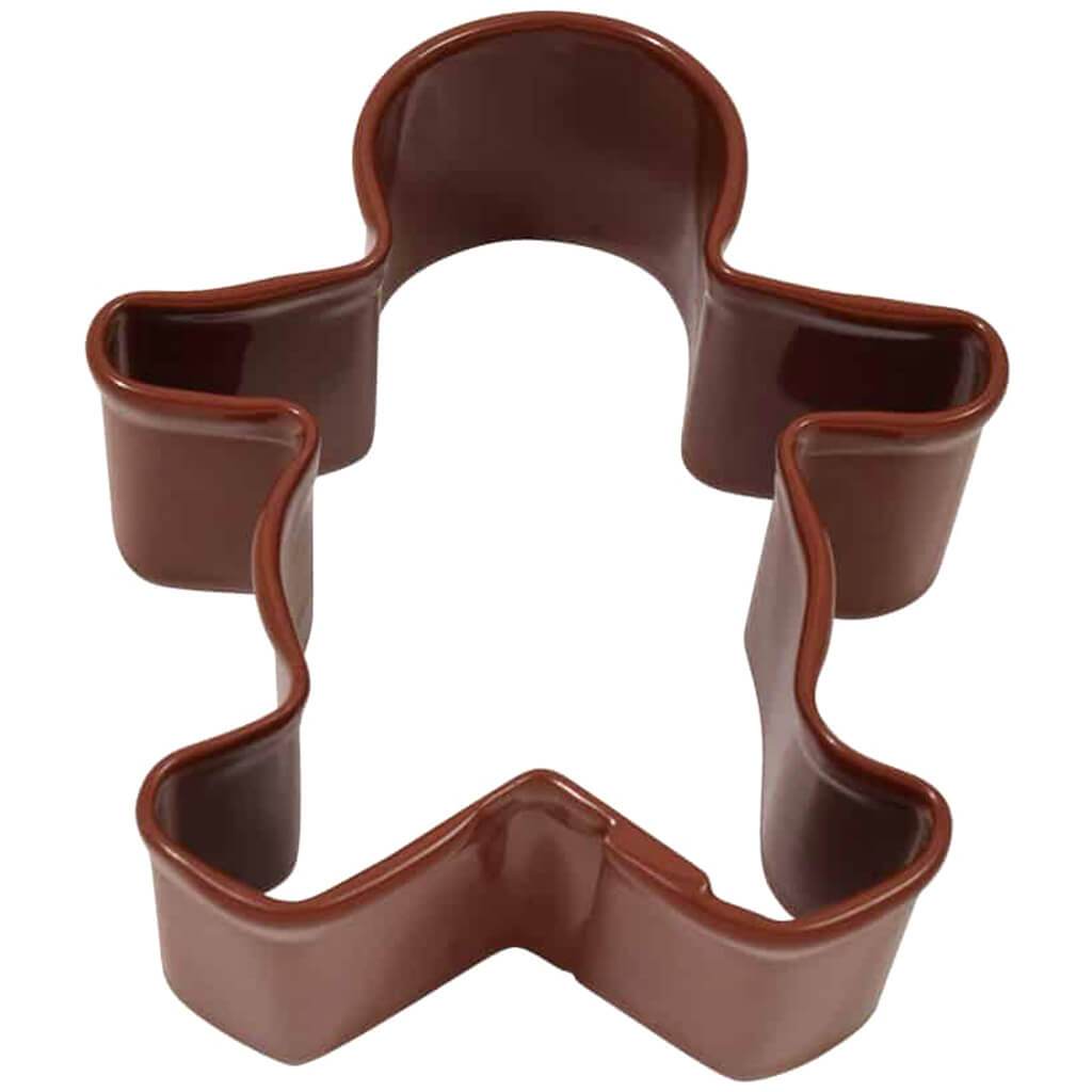 Brown Mini Gingerbread Boy Cookie Cutter